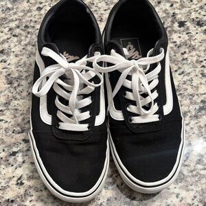 Vans Black and White Old Skool Sneakers